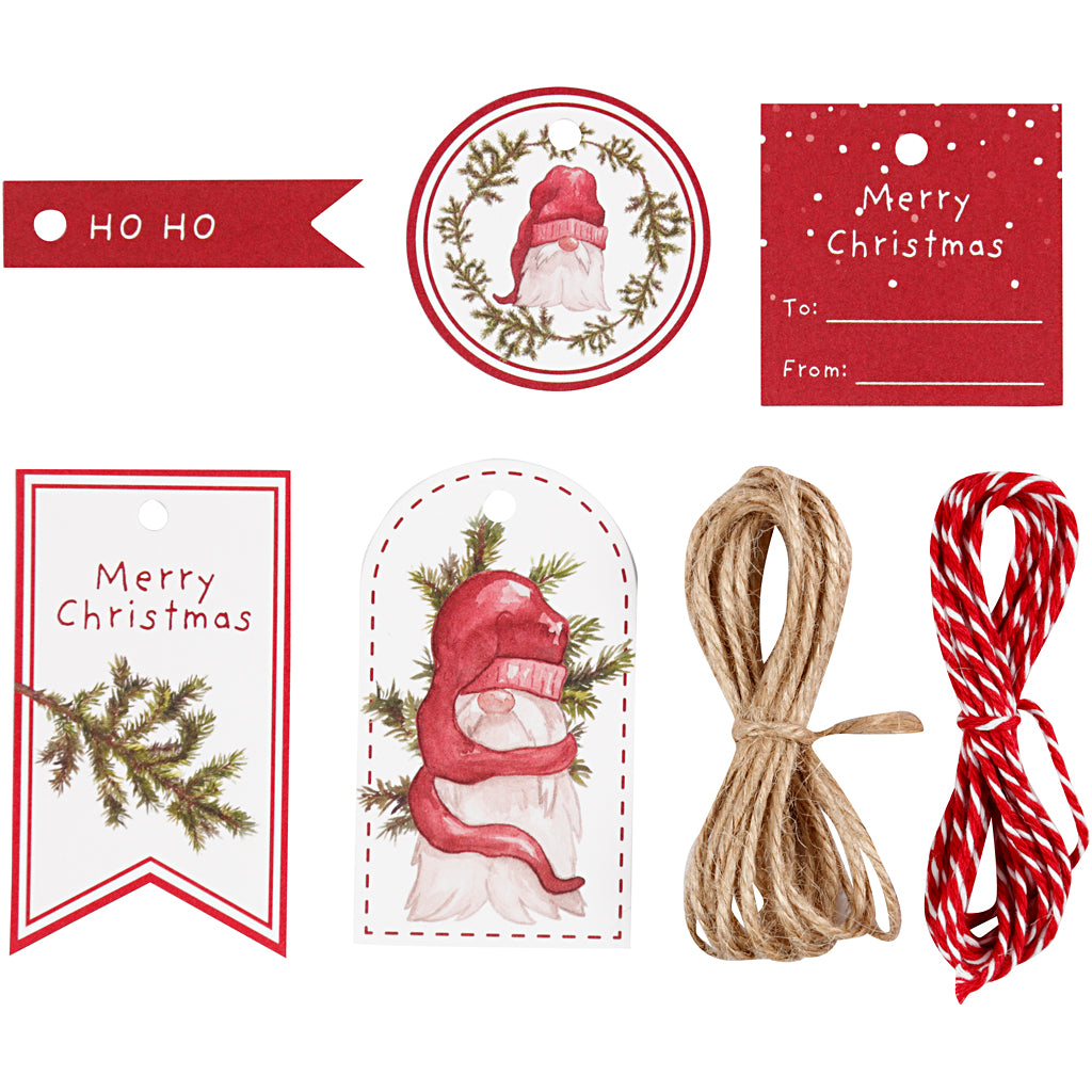 Coffret d'étiquettes cadeaux Creativ company, 250 gr, 1 set