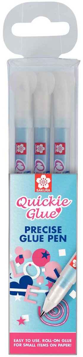 SAKURA Set 3 stylos de colle Quickie