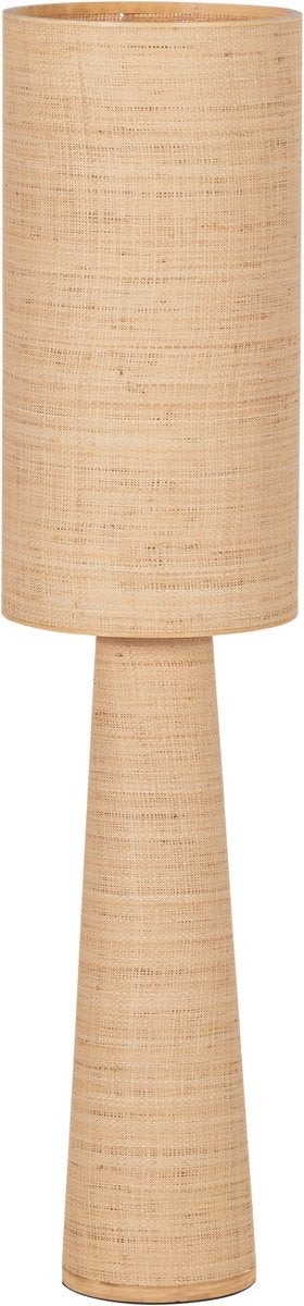 Lampadaire Woood syro ø 30 cm - raphia - naturel - 130x30x30
