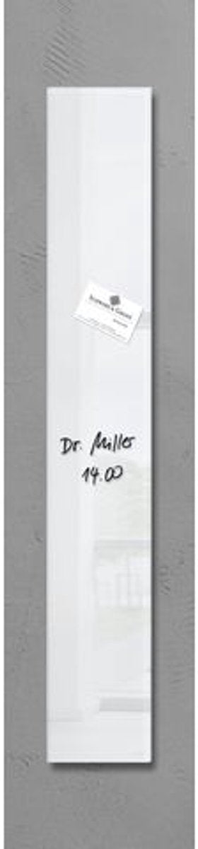 Tableau magnétique en verre Sigel - artverum - 12x78cm - super blanc - si-gl101