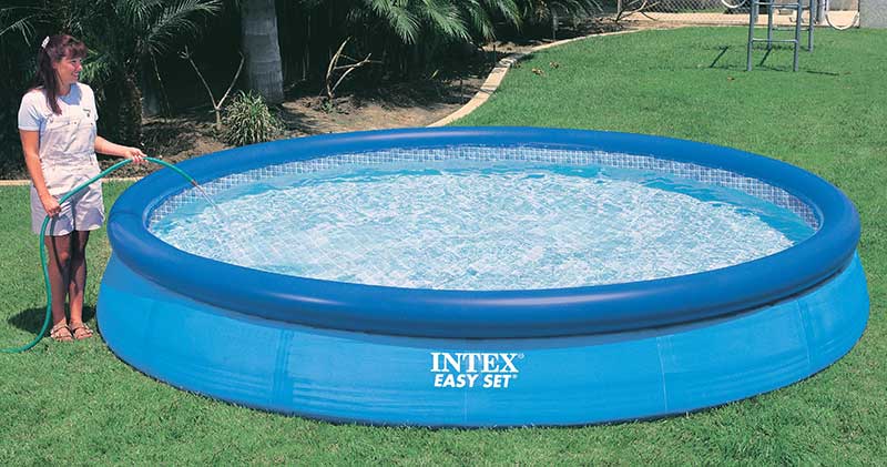 Piscine Intex Easy Set 366 x 76 cm -Avec pompe de filtration 12 Volts