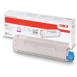 Cartouche de toner oki mc873 magenta originale