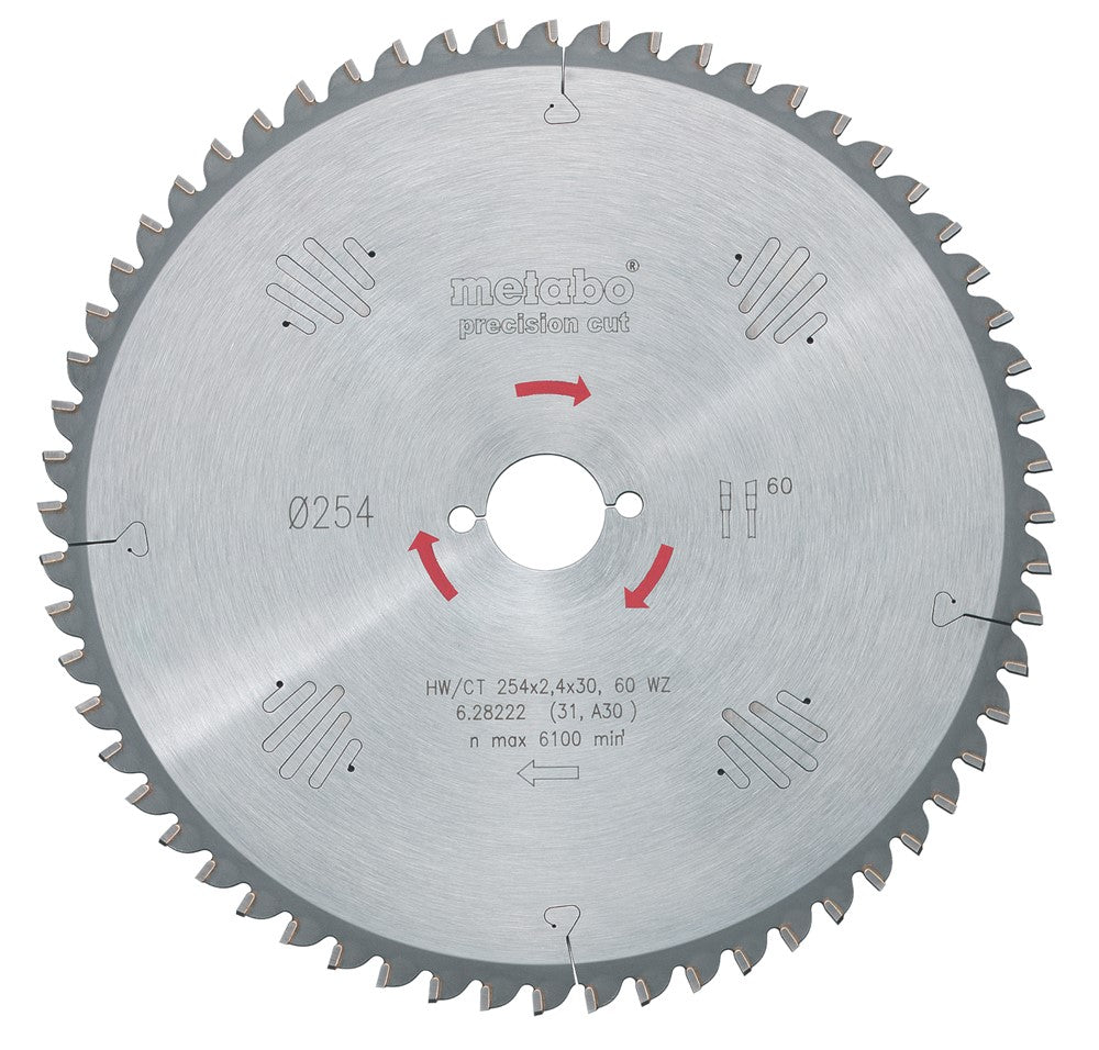 Metabo accessoires lame de scie circulaire hw ct ø 315x30, 48 wz - 628224000