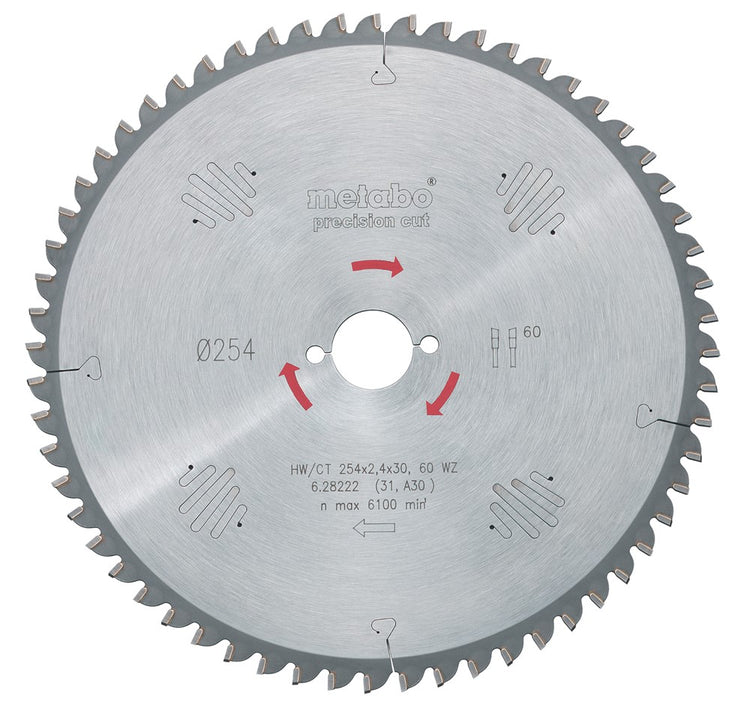Metabo accessoires lame de scie circulaire hw ct ø 315x30, 48 wz - 628224000