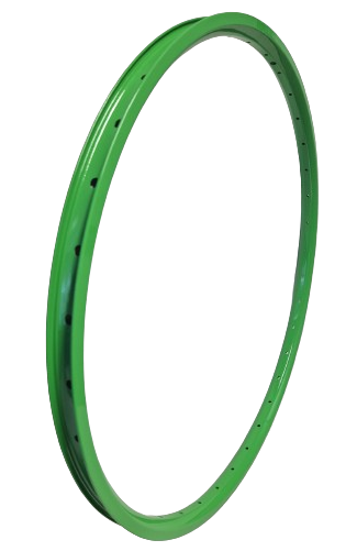 Alliage alliage velg 28 29 pouces 622 700c 30 mm Double mur 36 trous 14g vert ral6018