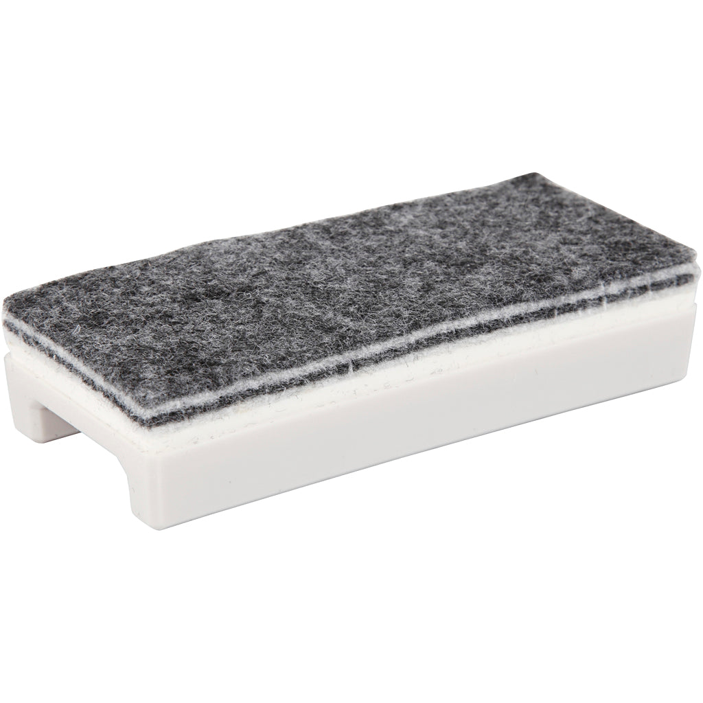 Gomme pour tableau blanc, l: 14 cm, l: 6 cm, 1 pièce