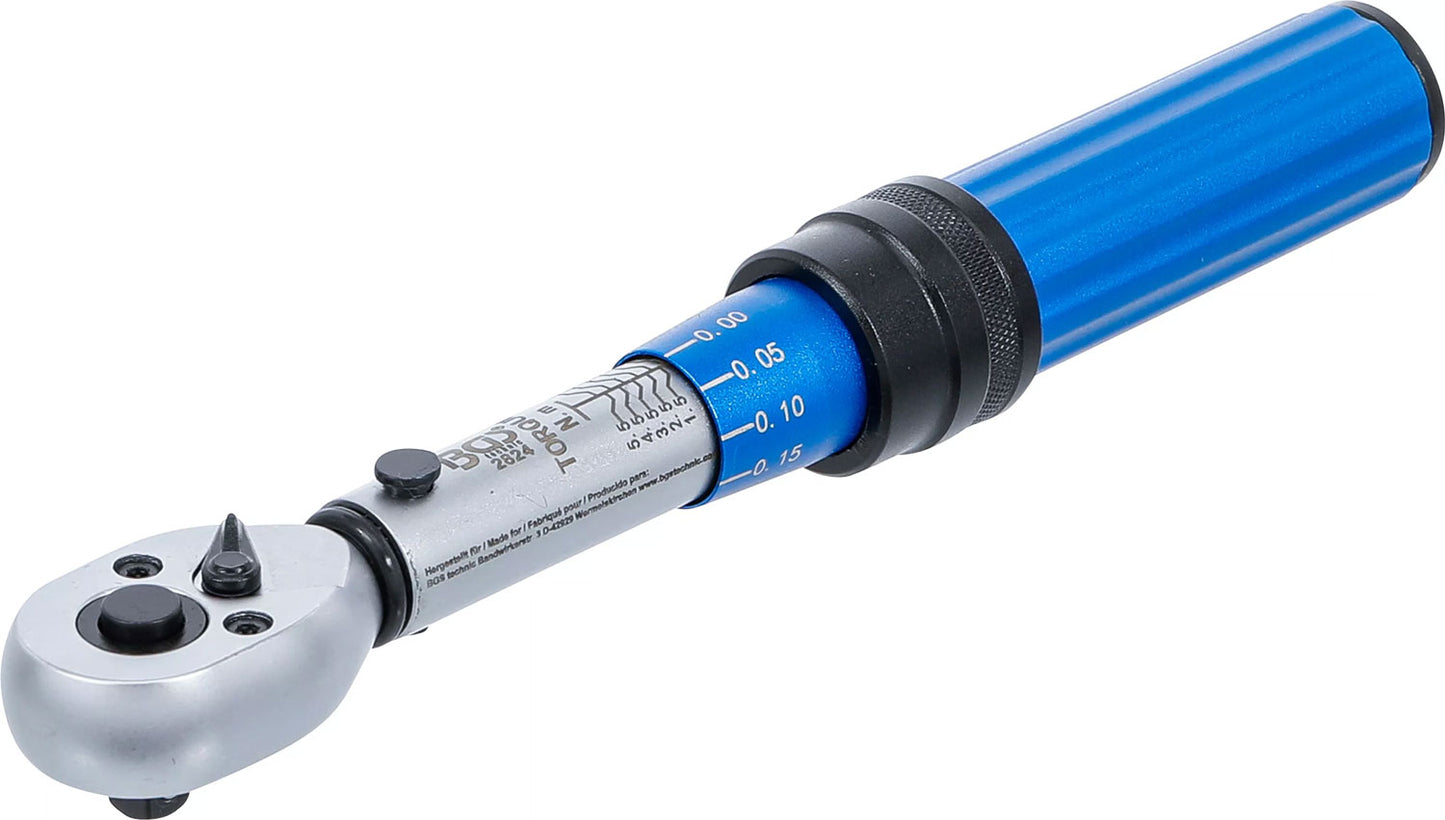 Clé dynamométrique technique BGS 1 4 1-6 nm