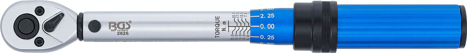 Clé dynamométrique technique BGS 1 4 5-25 nm