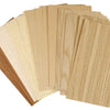 Creativ company placage de bambou, feuille 12x22 cm, épaisseur 0,75 mm, 30 feuilles div 1 boîte