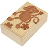 Creativ company placage de bambou, feuille 12x22 cm, épaisseur 0,75 mm, 30 feuilles div 1 boîte