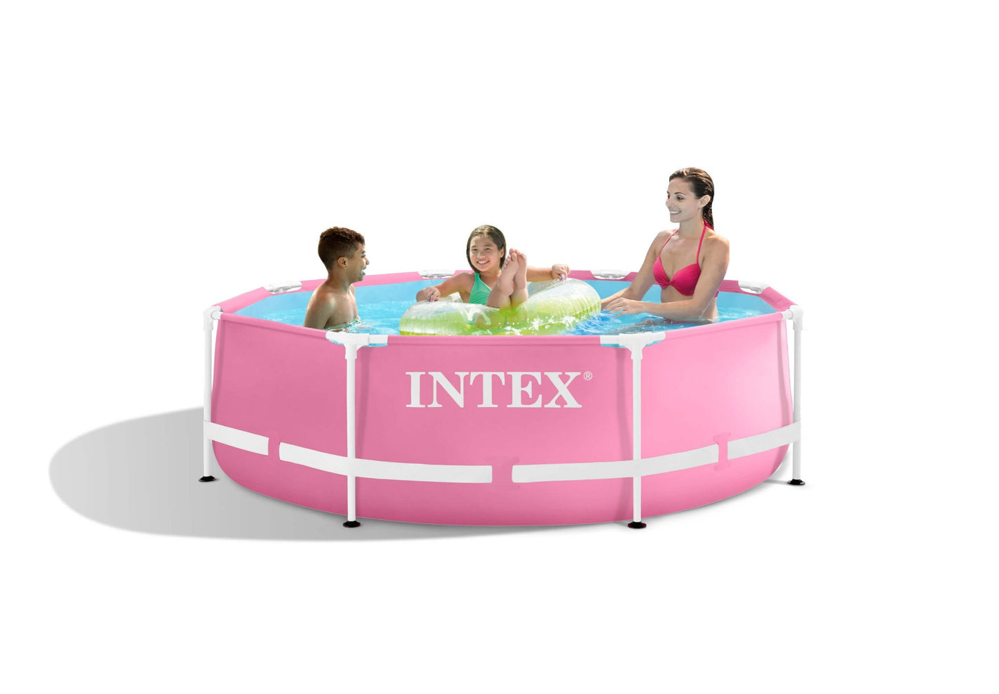 Piscine Intex Pink Metal Frame 244 x 76 cm