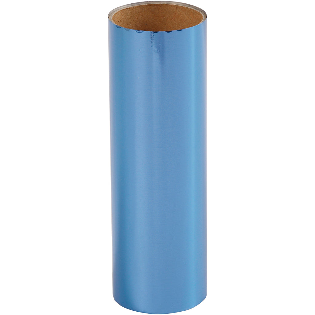 Feuille déco Creativ company, l: 15,5 cm, épaisseur 0,02 mm, bleu foncé, 50 cm 1 rouleau