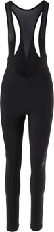 Agu pantalon de cyclisme long avec chamois ii essential femme - noir - xs - avec bretelles