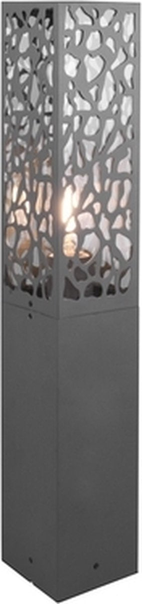 Trio cooper - lampadaire - anthracite - excl. 1x e27 4w - éclairage extérieur - ip44