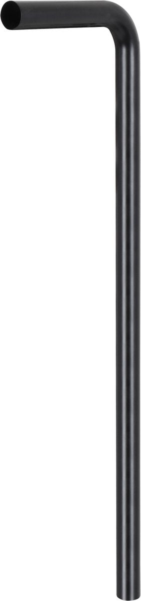 Tube de sol Differnz noir mat - acier inoxydable durable - ø 32 mm - 750 x 220 mm