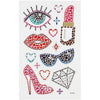 Autocollants diamant Creativ company, prêts pour la fête, feuille 10x16 cm, 1 feuille