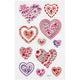 Creativ Company Diamant Stickers Harten, 1 feuille