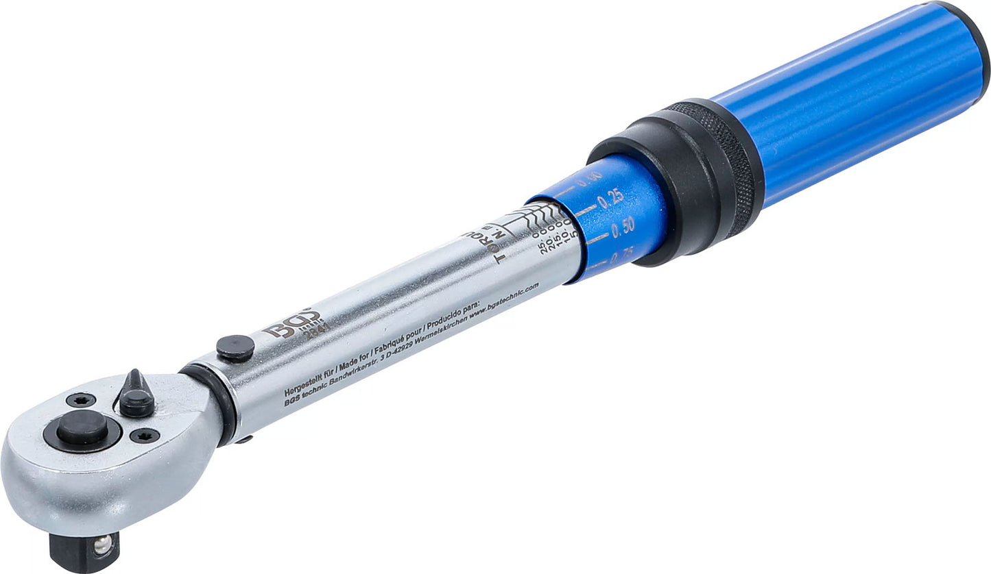 Clé dynamométrique technique BGS 3 8 5-25 nm
