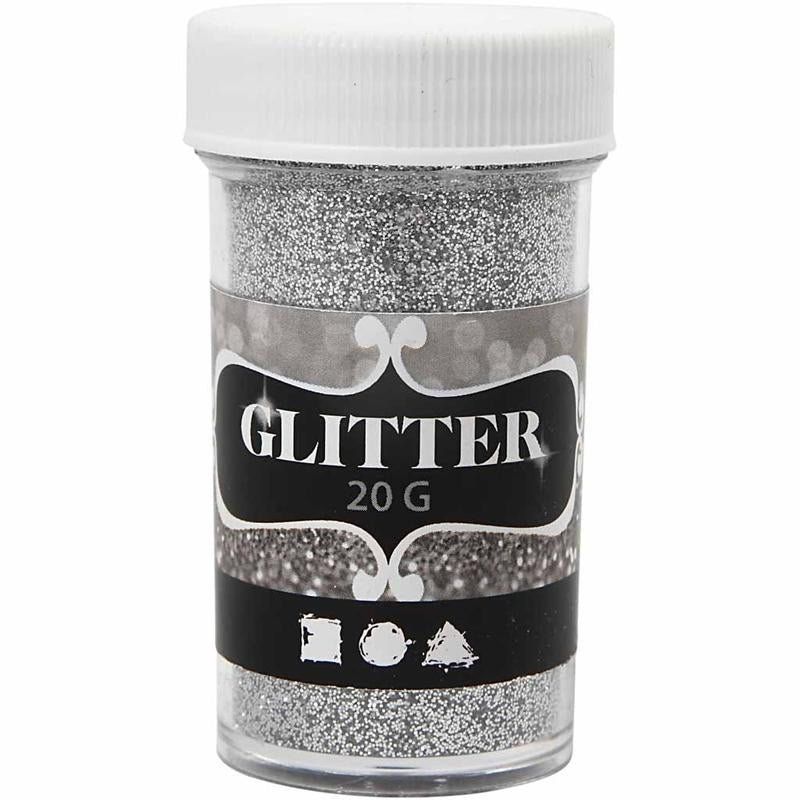 Creativ company paillettes, argent, 20 gr 1 boîte