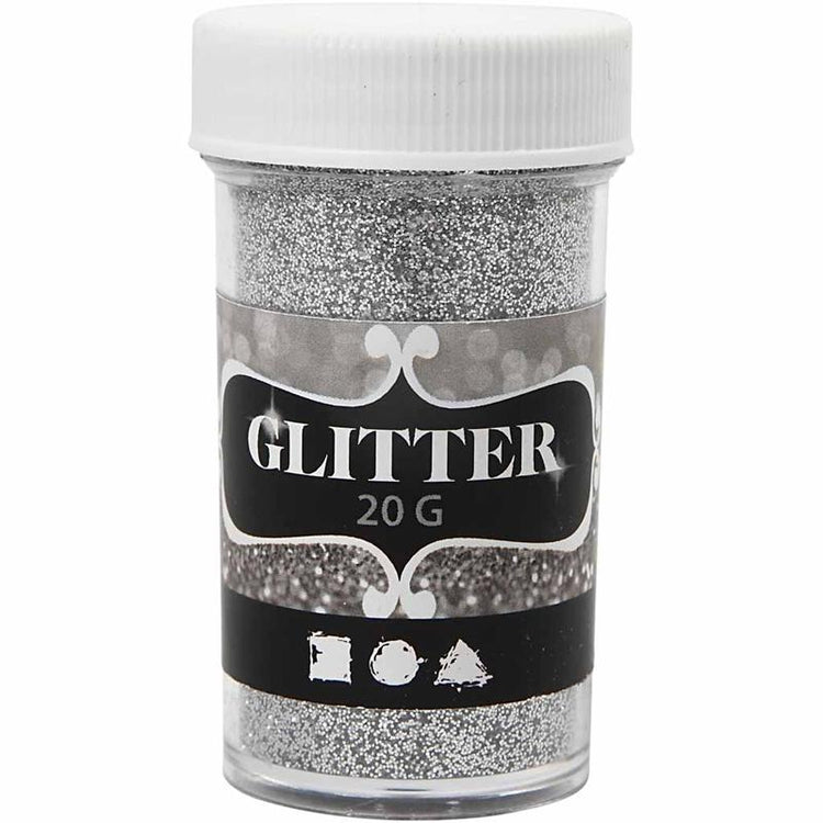 Creativ company paillettes, argent, 20 gr 1 boîte