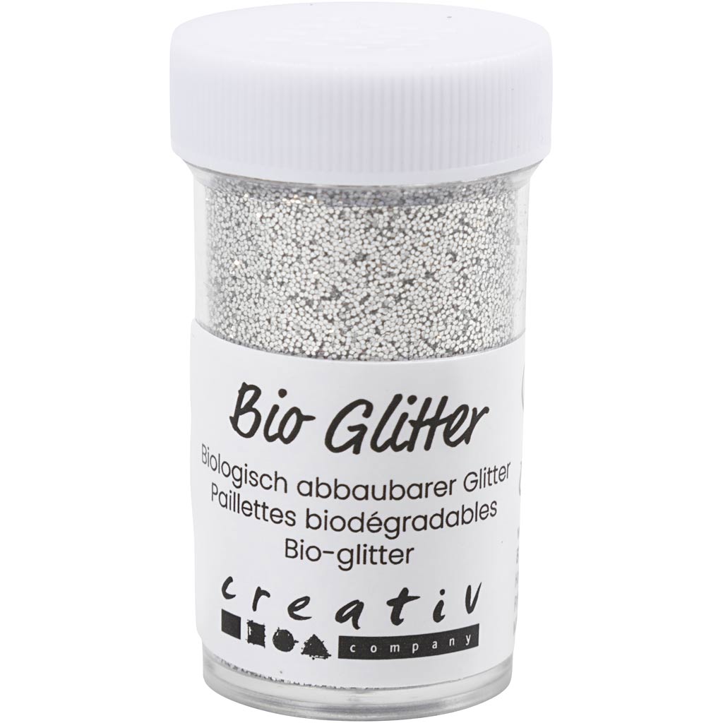Creativ company bio sparkles, argent, 27 ml 1 boîte
