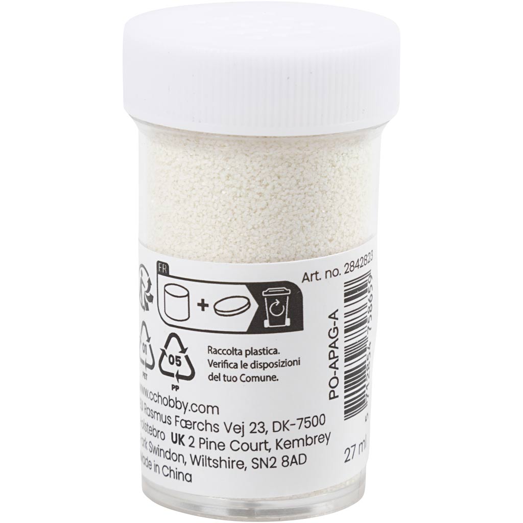 Creativ company bio sparkles, blanc, 27 ml 1 boîte