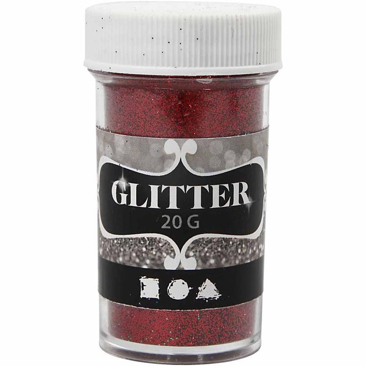 Creativ company paillettes, rouges, 20 gr 1 boîte