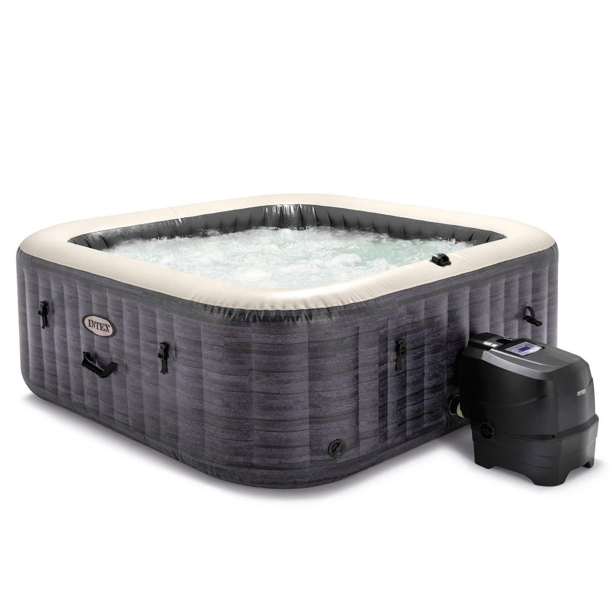 Jacuzzi gonflable de luxe greystone intex