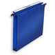 Classeur vertical suspendu ultime elba 383002 pp a4 bleu 30mm fond connectable rider