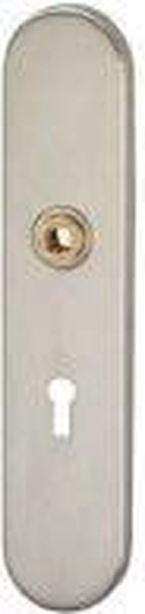 Bouclier de porte Impresso ovale SL en acier inoxydable