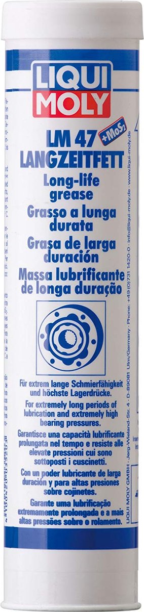 Graisse durable Liqui moly + mos2 400 grammes