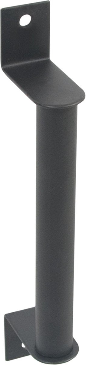 Poignée de porte Starx vintage pour système de porte coulissante industrielle sur rails - noir mat