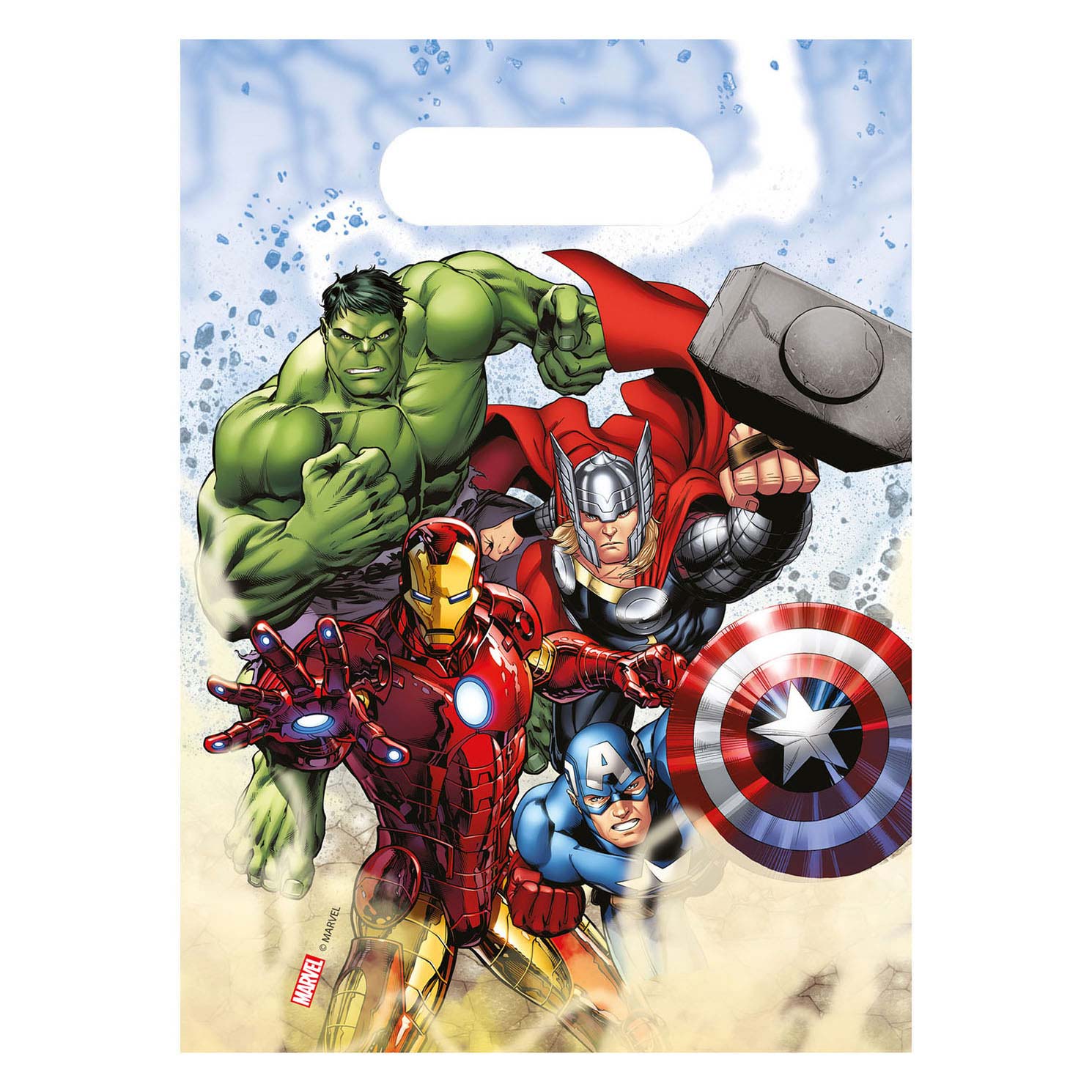 Sacs de fête de papier Globos FSC Avengers Infinity Stones, 6e.