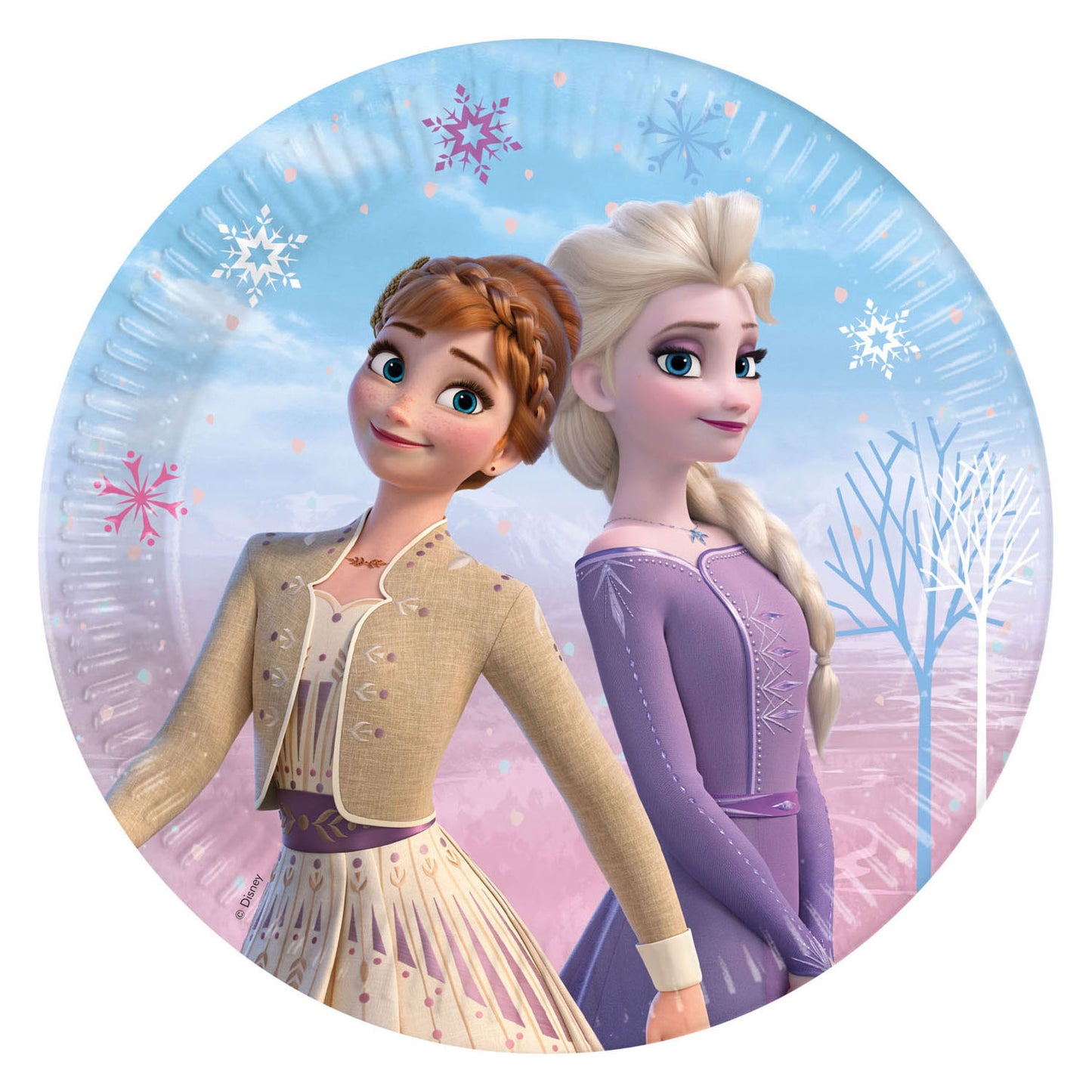 Plaques de papier globos fsc Frozen 2 Wind Spirit, 8e.