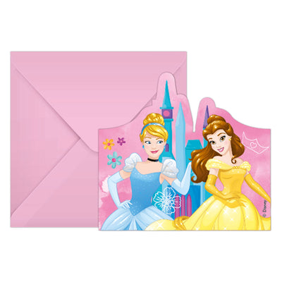 Invitations et enveloppes FSC Disney Prinse vivent votre histoire, 6e.