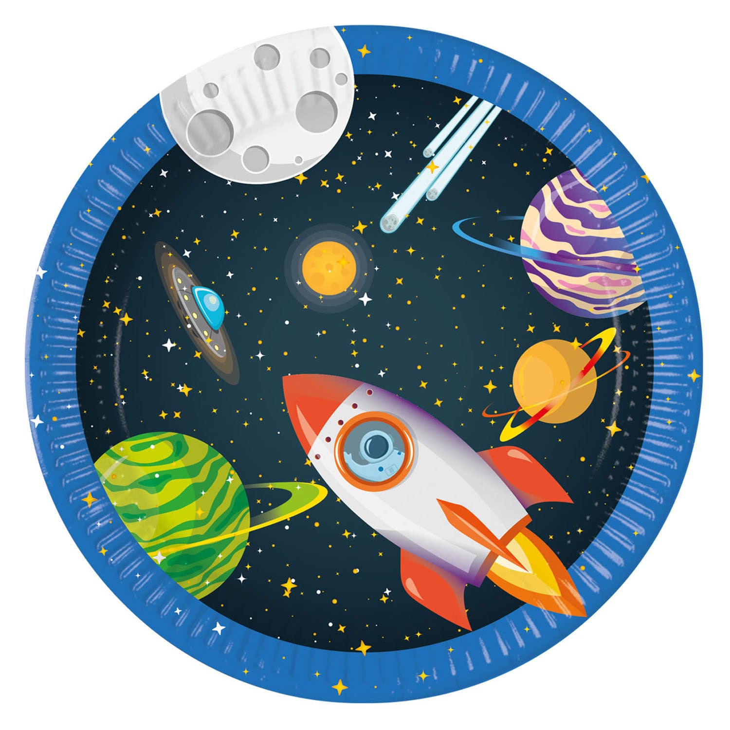 Plaques en papier FSC Space Rocket, 8e.