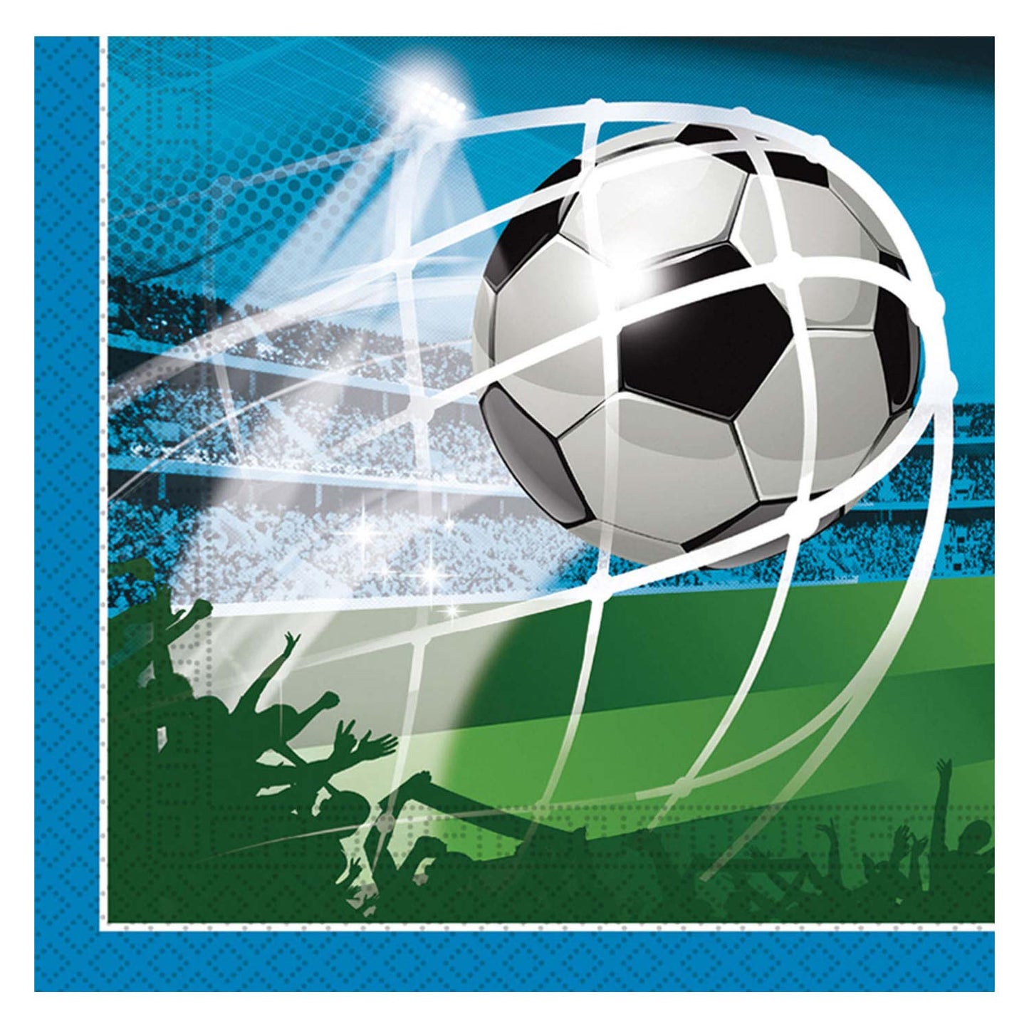 Globos Paper Napkins FSC Football Fans, 20e.