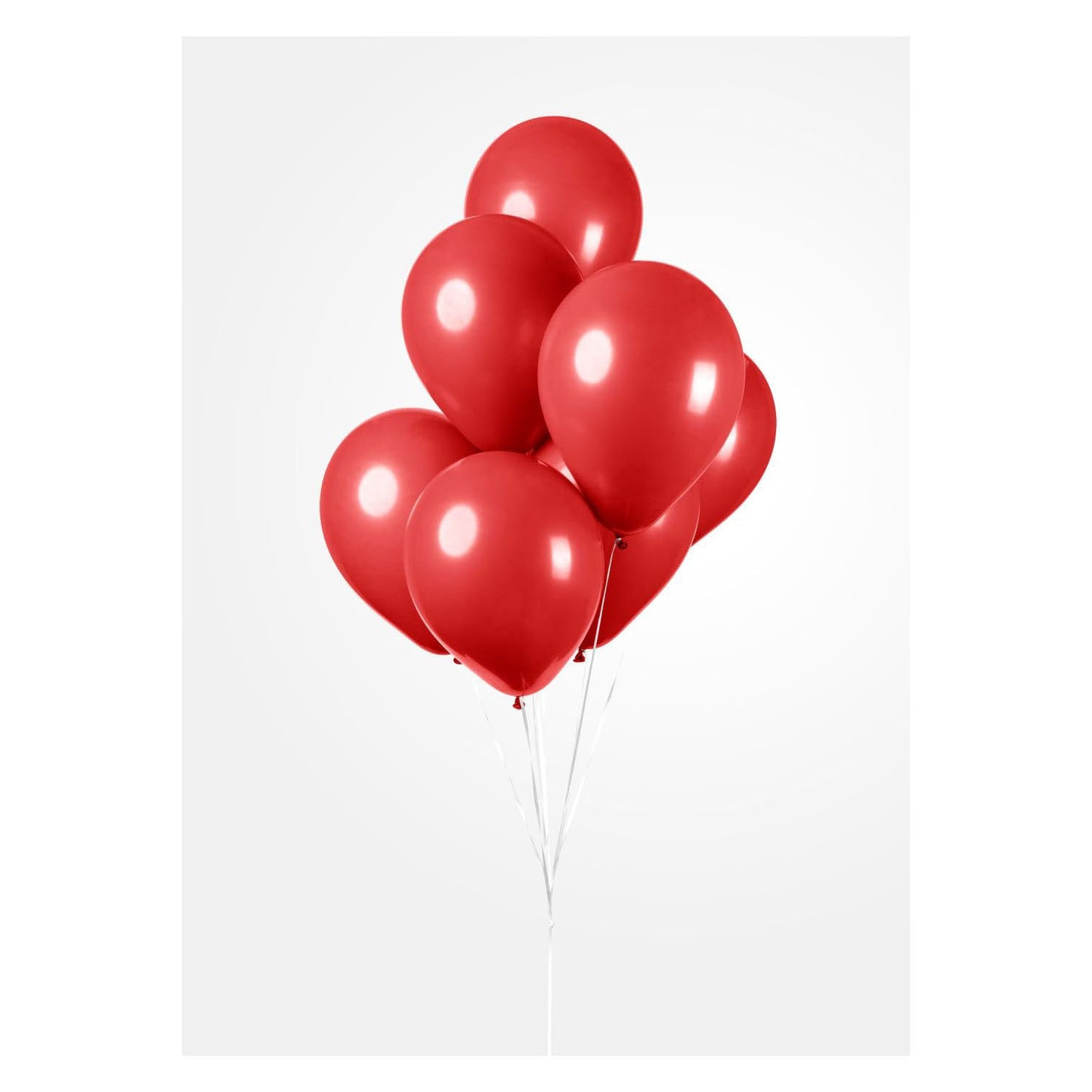 Balloons Globos Red 30 cm, 10e.