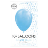 Globos Balloons bleu clair 30 cm, 10e. - afbeelding 2