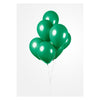Balloons Globos Green foncé 30 cm, 10e.