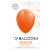 Globos Ballons Orange 30cm, 10pcs.