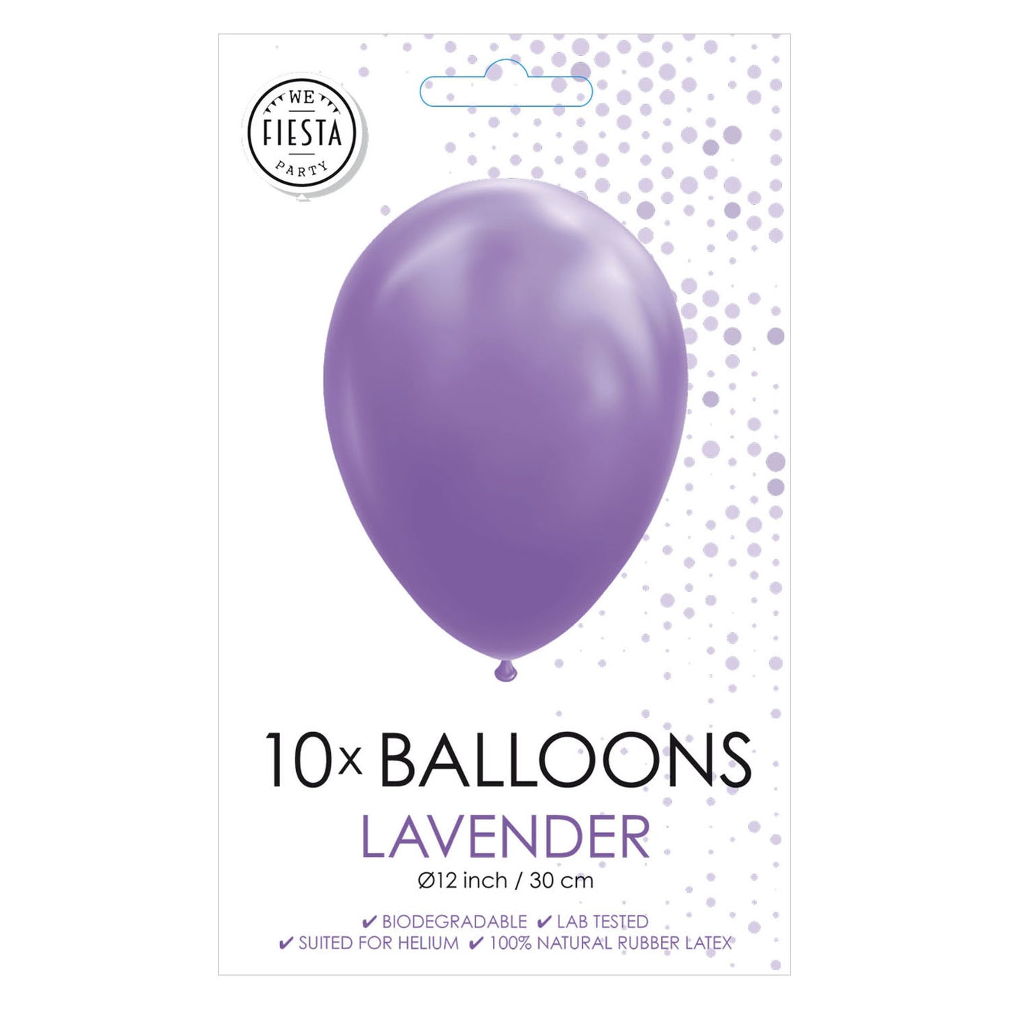 Globos Balloons Lavender 30cm, 10e.