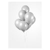 Globos Balloons Grey Cool, 30 cm, 10e.