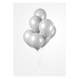 Globos Balloons Grey Cool, 30 cm, 10e. - afbeelding 3