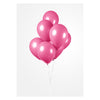 Balloons Globos Hard Pink 30 cm, 10e.