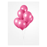 Balloons Globos Hard Pink 30 cm, 10e. - afbeelding 3