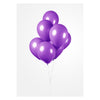 Balloons Globos Purple 30cm, 10e.