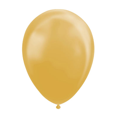 Globos Balloons Metallic Gold 30cm, 10e.