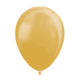 Globos Balloons Metallic Gold 30cm, 10e.