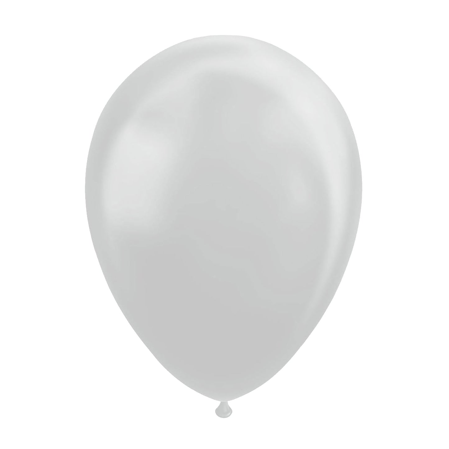 Globos Balloons Metallic Silver 30cm, 10e.